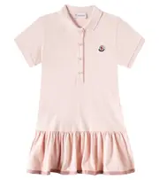 [Moncler Enfant] Moncler Enfant Cotton-blend dress Y 14 pink