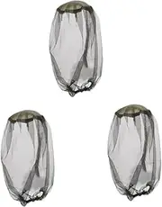 3pcs Mosquito Net Hat Mesh Head Net Hat for Travel Camping Fishing Hiking Outdoor Protection