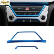 Fits For Hyundai Elantra 2016-2020 Blue Steel Emergency Light Switch Cover Trim