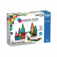 在飛比找蝦皮商城優惠-Magna-Tiles 彩色透光磁力積木100片