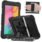Case for Samsung Galaxy Tab A 8.0 for Galaxy Tab A 8.0 inch 2019 Black+Black