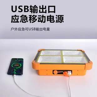 超亮擺攤燈夜市燈led充電式太陽能照明燈泡戶外便攜式工地投光燈