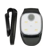 Night Running Light,5 LED Long Lasting Multifunctional Portable Lamp USB Charging - High Visibility Accessories, Rechargeable Safety Flashlight for Camping