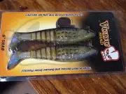 EGRET BAITS VUDU SHAD - 6" - 1 OZ - GOLDEN BUNKER - 2 PACK - RIGGED
