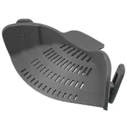 Adjustable Silicone Clip On Strainer for Pots, Pans, and Bowls