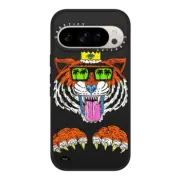 Google Pixel 9 Pro Impact Magnetic Case King Louis the Tiger Phone Case by Mulga