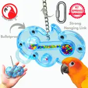 Bonka Bird Toys 0004 Small Wave Bulletproof Plastic Puzzle Rattle Macaw Amazon