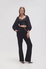 Opal Flared Chain Link Pant