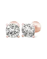 Lab Grown Diamonds 14K Rose Gold 4.00 ct. tw. Lab-Grown Diamond Earrings