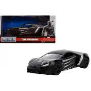 Black Panther Lykan Hypersport Hard Top Jada 30302 - 1/32 Scale Diecast Model