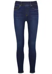 Spanx Dark Blue Skinny Jeans - Denim - XL XL