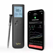 Wireless Meat Thermometer Slim Probe Strong Signal BBQ Smoker Grill Reliable