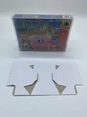 Nintendo 64 N64 Game Box Only Inserts Custom CIB Kirby 64 The Crystal Shards