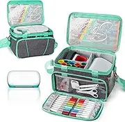 AMOIGEE Carrying Case for Cricut Joy Case, Carry Bag for Mug Press, Easy Press Mini, Storage Organizer for Cricut Joy Accessories and Tools.