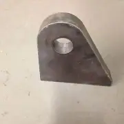 Log Splitter Rear Hydraulic cylinder mount. 1" Hole base to center 3-1/2"