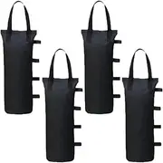 Fenteer 4X Sand Bags Canopy Weights Empty with Handles Portable Weight Bags Sandbag for Camping Pergolas Gazebo Outdoor Advertising