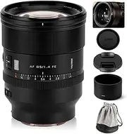 VILTROX 85mm F1.4 Pro FE Full Frame Lens for Sony E, Auto Focus Large Aperture Medium Telephoto with HyperVCM Motor Lens for Sony E-Mount A7IV A7C A9III A1 ZV-E1 A7SIII A7RII A7III A7RIII A7RIV A9 FX3