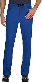 [koi] Lite Men's Endurance Straight Leg Drawstring Scrub Pant X-Small Tall Galaxy