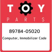 89784-05020 Toyota Computer, immobilizer code 8978405020, New Genuine OEM Part