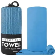 Super Absorbent Microfiber Sports Towel (Light Blue)