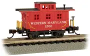 BACHMANN #15755 N SCALE OLD TIME CABOOSE WESTERN MARYLAND NEW IN BOX