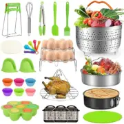 Juego de 98 Accesorios Instant Pot 5 6 8 Qt 2 Cestas Vaporeras Molde Desmontable