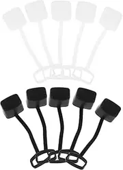Yardwe 10pcs Silicone Guards/black Full Protection Covers for Lightweight Protective Sleeves