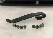 Matte Black Titanium Deep Pocket Clip & Green Screws For Benchmade 940-2 Knife