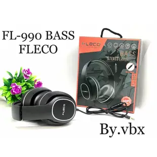 耳機耳機頭帶 DJ FLECO FL990 EXTRA BASS PREMIUM