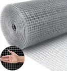 Roll 19 Gauge Chicken Wire Heavy Duty Galvanized Wire Roll Mesh Fence 1/2 inch