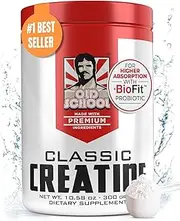 Old School Labs Classic Creatine - Purity-Tested Creatine Monohydrate For Muscle Size, Strength And Stamina - No Additives - Used By More Mr. Olympias And Physique Legends Than Any Other Brand - 300 G