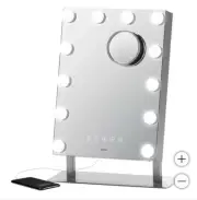 iHome Hollywood Pro Mirror with Bluetooth 3 Color Modes: Warm, Bright & Cool