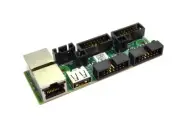 DELL PLANER SMALL FORM FACTOR PLUGGABLE F-W NUC-F DUAL LAN USB I/O CARD F7NMC