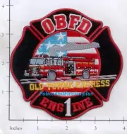 Mississippi - Olive Brach Engine 1 MS Fire Dept Patch OBFD