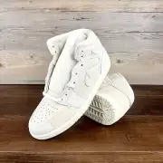 Nike Air Jordan 1 Mid SE Craft Mens Size 11 Pale Ivory Light Brown FQ3224 100