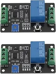 EMSea 2pcs 12V Time Delay Relay Module Start Delay Switch Module Delay Timer Module Delay Off Timer Module Automatically Timer Switch Module