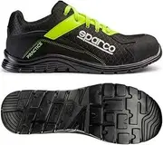 Sparco 0751743NRGF Trainers, Black/Yellow, 43