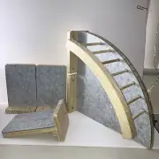 Cat Wall Shelves W/Corner Cat Shelf and Three Steps. Easy Install Wall Climbing
