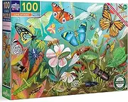eeBoo: Love of Bugs - 100 Piece Puzzle - 24 x 16 Kids Jigsaw, Glossy Pieces, Children Ages 5+