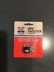 American Tourister Mini Padlock with 2 Keys