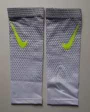 Nike Pro Haptic Graphic Forearm Shiver YOUTH White/Cool Grey/Volt One Pair