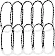 COOLHIYA Outdoor Zipper Pulls Ropes 10pcs Luminous Zipper Extension Pullers Easy Installation
