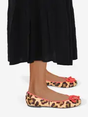 Brown Pony Rosario Ballet Flats