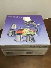 Master-Kut Food Cutter Slicer Shredder With 5 Cones New In Box Non-Electric