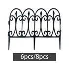 Edging Garden Picket Fence, Grass Lawn Flowerbed Plant Borders, Decorative