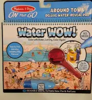 Melissa & Doug Activity Book Water Wow! Around Town Deluxe Reveal Pad