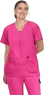 [koi] Betsey Johnson Kennedia Women's 3-Pocket Scrub Top
