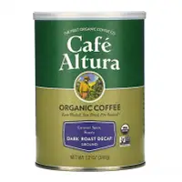 在飛比找蝦皮購物優惠-Cafe Altura 有機咖啡 深度烘焙脫因咖啡粉 340