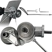 Metal Nibbler Drill Attachment, Double Headed Metal Sheet Cutter Sharp ，Electric Drill Plate Cutter, Electric Drill Shears, Precise Cutting Plate Punch Shears Drill Attachment (Special)
