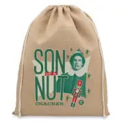 Elf Son Of A Nut Cracker Christmas Santa Sack